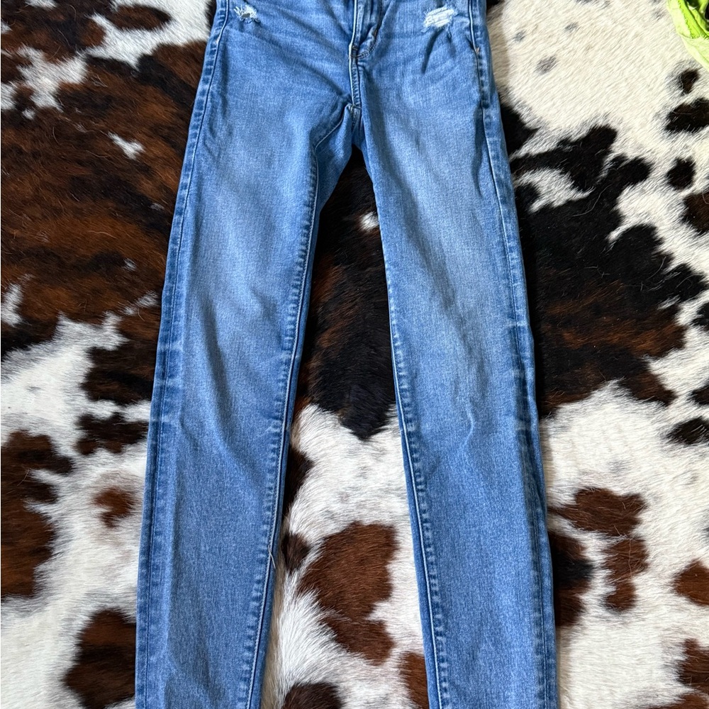 Blue American Eagle Skinny Jeans